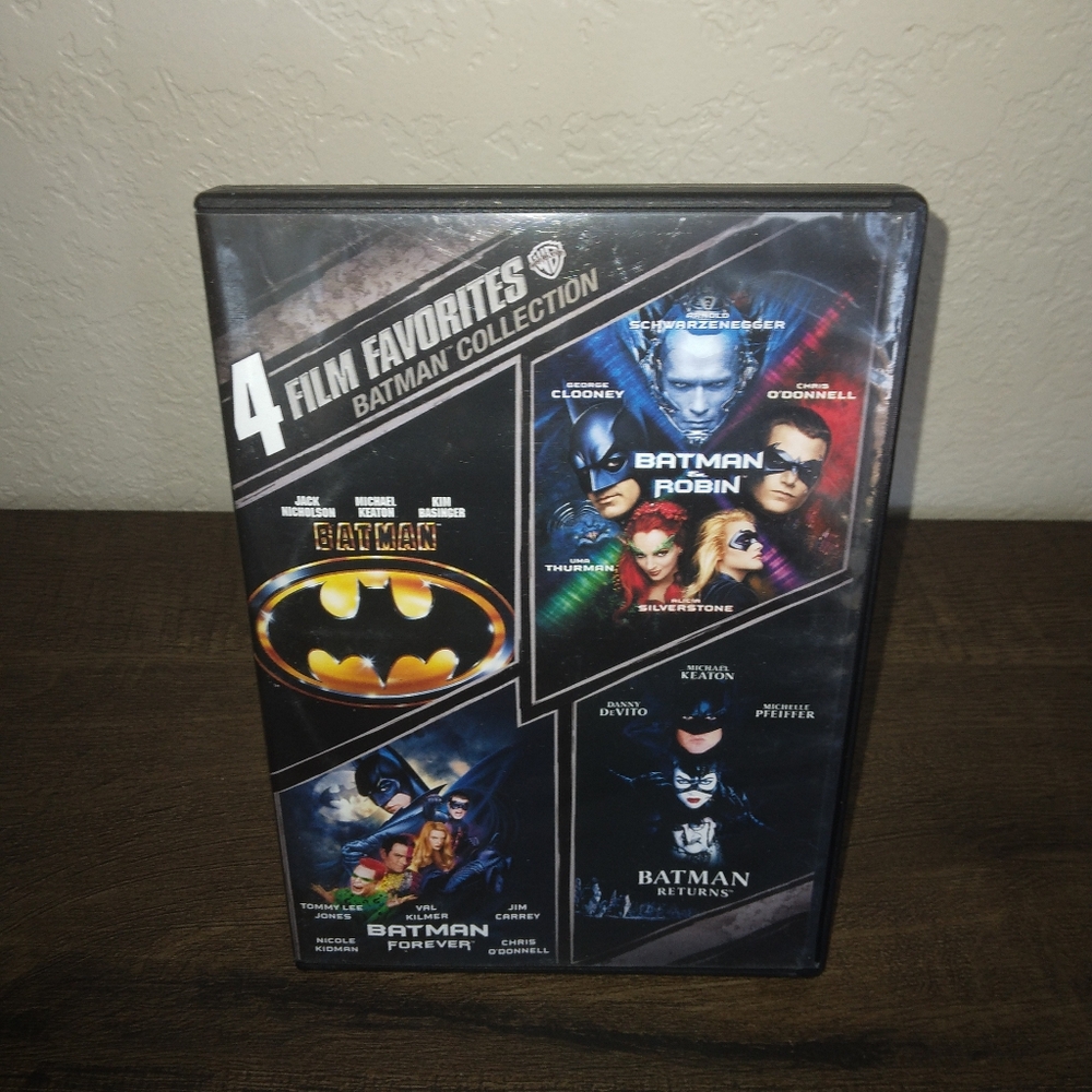 4 Film Batman Collection DVDs